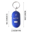 thumbnail image 5 of Blue Key Finder Device With Whistle Sound Activation, Led Flashlight And Remote Control For Lost Keys And Small Item Location, 2.05X1.10In, 5 of 5