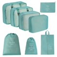 thumbnail image 2 of Packing Cubes For Travel 8Pcs Travel Cubes Set Foldable Suitcase Organizer Lightweight Luggage Storage Bag, 2 of 5