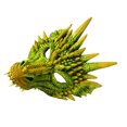 thumbnail image 1 of Shengyu Halloween Party Essential Dragon Mask For Cosplay Lovers Cosplay Mask Mask Cosplay Animal Mask Masks Green, 1 of 6