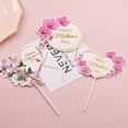 thumbnail image 1 of Fridja Clearance Cake Decoration Ribbon Bouquet Flowers Mother's Day Cake Insert Card Baking, 1 of 6
