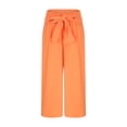 thumbnail image 4 of Men Solid Casual Pockets Outdoor Straight Type Elastic Waist Pants Trousers, 4 of 6
