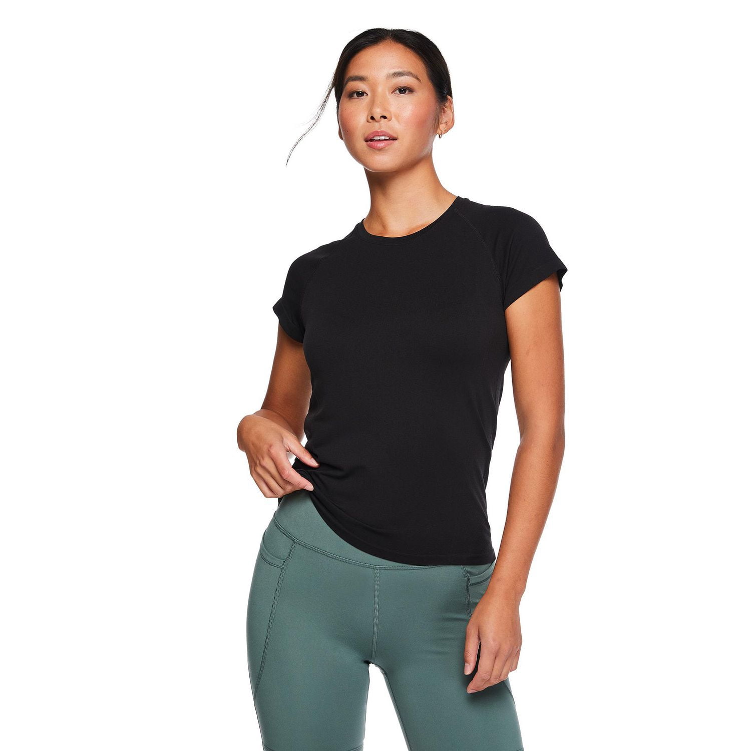 Athletic Works Women's Short-Sleeve Seamless T-Shirt