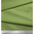 thumbnail image 3 of Soimoi Green Silk Fabric Geometric Abstract Print Fabric by the Yard 42 Inch Wide, 3 of 3