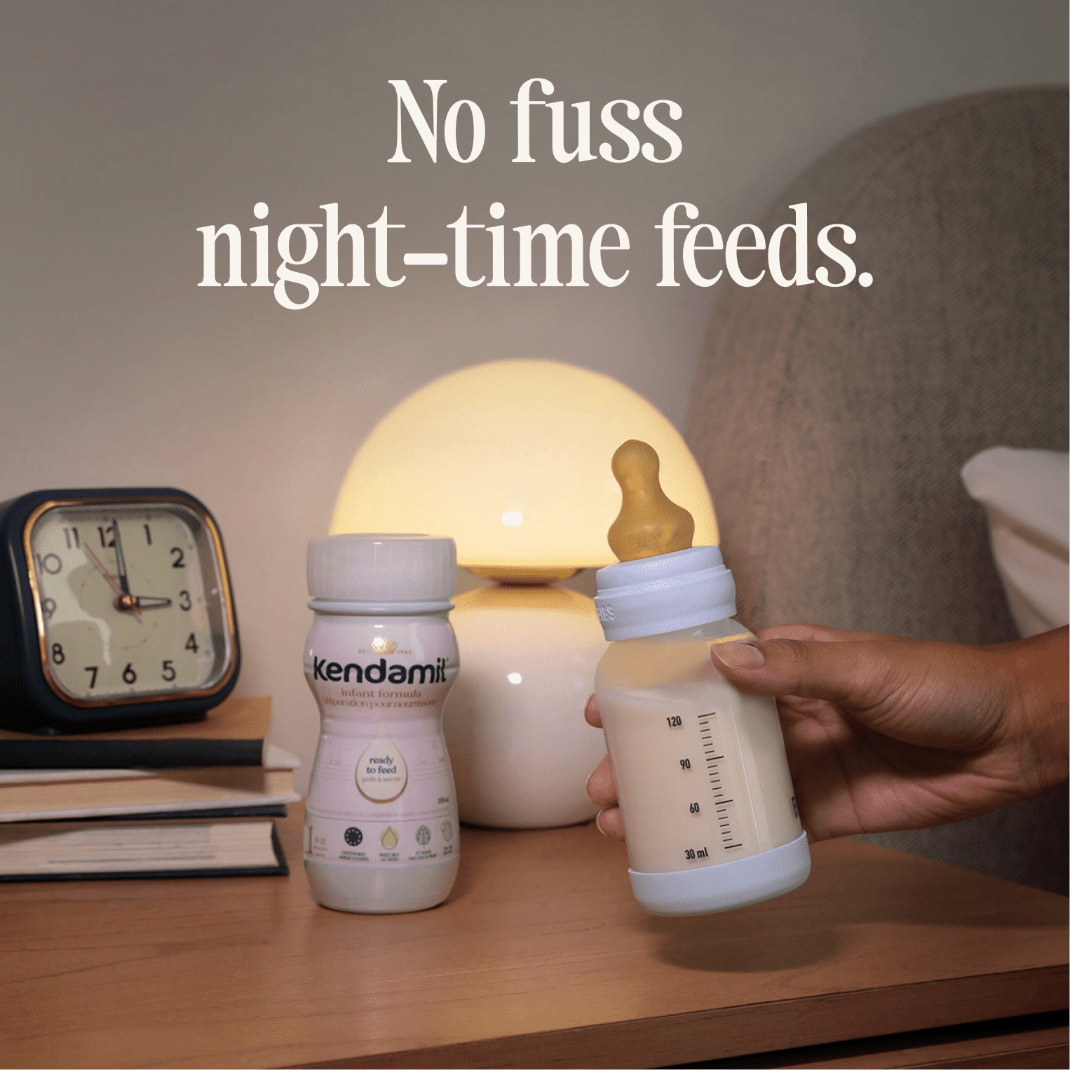 Kendamil Classic, Non-GMO Baby Formula with HMOs, GOS & FOS, Infant Formula, 0‚Äì12 Months, 237mL x 6ct Ready to Feed Bottles