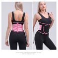 thumbnail image 4 of Waist Trainer, Sweat Belt for Stomach Fat Weight Loss (S, Pink, 4 of 9