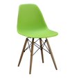 thumbnail image 2 of ViscoLogic PRAGUE Chaises de Salle à Manger Latérales Style Eames Eiffel, Vertes (Ensemble de 2), 2 of 3