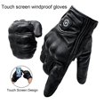 thumbnail image 2 of 1 Pair Motorcycle Gloves Touch Screen Non-slip Texture Protective Shell Fastener Tape Windproof Unisex Ridding Gloves for Outdoor Sports, 2 of 10