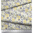 thumbnail image 3 of Soimoi Moss Georgette Fabric Geometric Small Print Sewing Fabric Yard 42 Inch Wide, 3 of 3