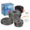 thumbnail image 1 of Kitchenware set,Pan Non-stick Suitable Pot Pan Portable Outdoor Cookware Suitable 2-3 Person Picnic With Portable Outdoor 2-3 Person Outdoor 10pcs Cookware Mess Person Outdoor Utensils Cookware Set, 1 of 7