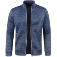 thumbnail image 1 of ORUYROP Sweat à Capuche Zippé pour Hommes, Mode Automne/hiver 2023, Veste Décontractée à Manches Longues, 1 of 4