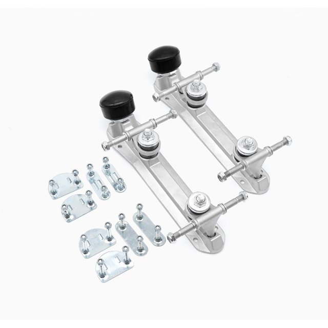Patins à Roulettes à Double Rangée Patins à Quatre Roues base en Alliage d'Aluminium Accessoires pour Patins à Roulettes Support de Patinage