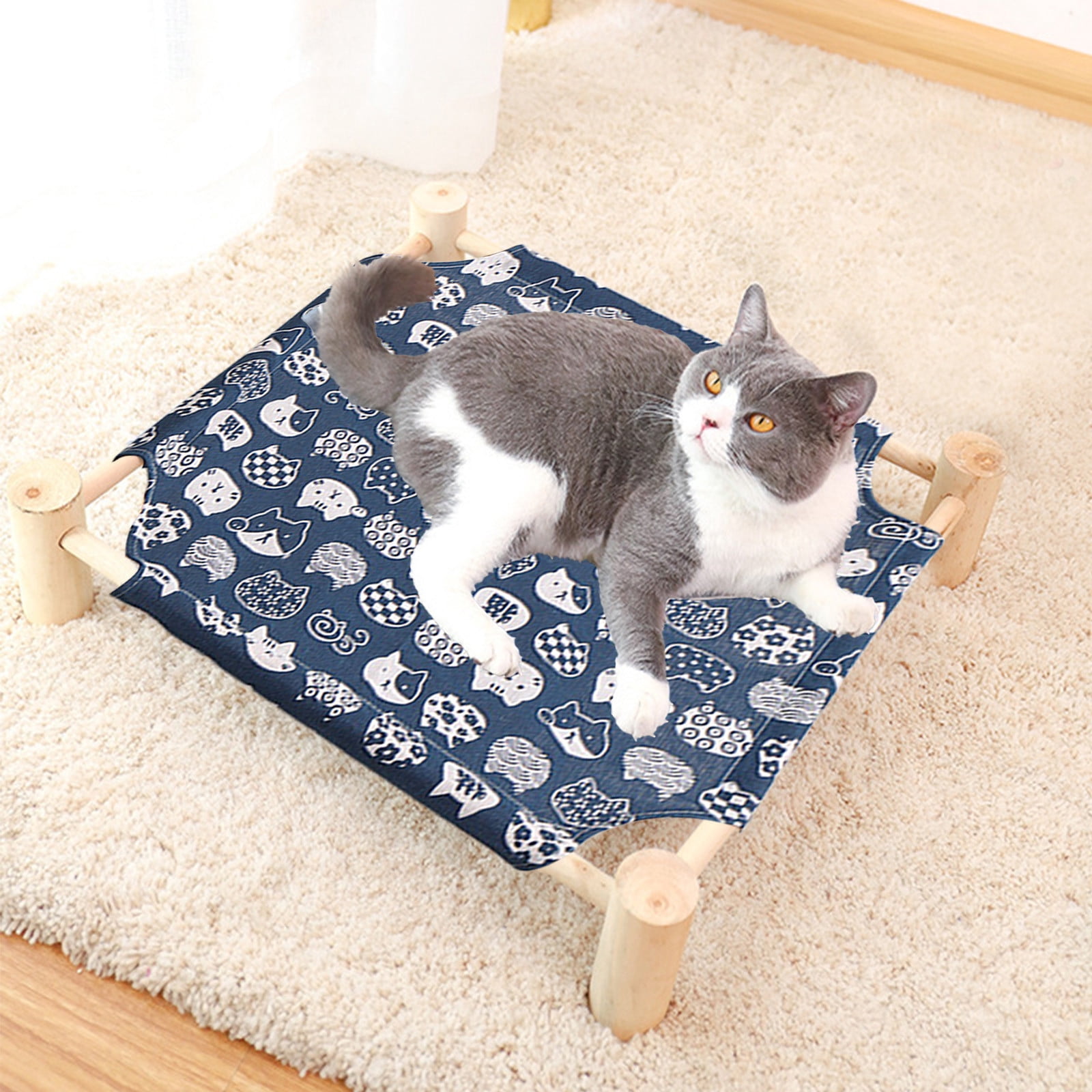 Pet Camp Bed Summer Can Be Disassembled And Washed For Home Cats Bed Dog Bed Cats Mat Dog Bed