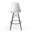 thumbnail image 1 of Plata Décor Import Inc - Eames Eiffel  Stool Walnut 26" in White, 1 of 2