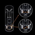 thumbnail image 3 of MesaSe Clear Plastic Locking Shelf Support Pegs  Fits 5/16” Diameter Hole  5/8” Shelf  30 Pack, 3 of 6