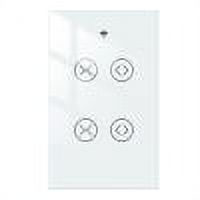 ruzhgo Smart Switch Convenient Intelligent Dimming Switch Easy to Use Zigbee3.0 Mobile Phone Control with Voice Control for Bedroom Office Living Room