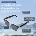 thumbnail image 4 of Lunettes Intelligentes, Lunettes de Traduction IA en 100 Langues avec Haut-Parleurs en Temps Réel pour Appels, 4 of 7