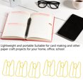thumbnail image 3 of 100PCS Paper Clips Memo Paperclip Cute Paperclip Metalware Steel Metallic Clamps, 3 of 8
