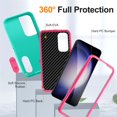 thumbnail image 4 of for Samsung Galaxy S24 5G Case, Samsung Galaxy S24 5G Phone Case with Built in Kickstand, Shockproof/Dustproof/Drop Proof Heavy Duty Military-Grade Rugged Protective Cover for Samsung Galaxy S24 5G, 4 of 8