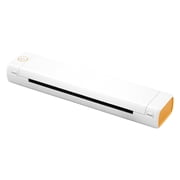 White Wireless Portable Printer White Supports A4 Inkless Mobile Ios Android Laptop Portable Printers #8dXU0