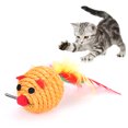 thumbnail image 2 of Cat Sisal Toy Creative Interactive Funny Pet Chase Toy Mouse Toy for Kittens, 2 of 10