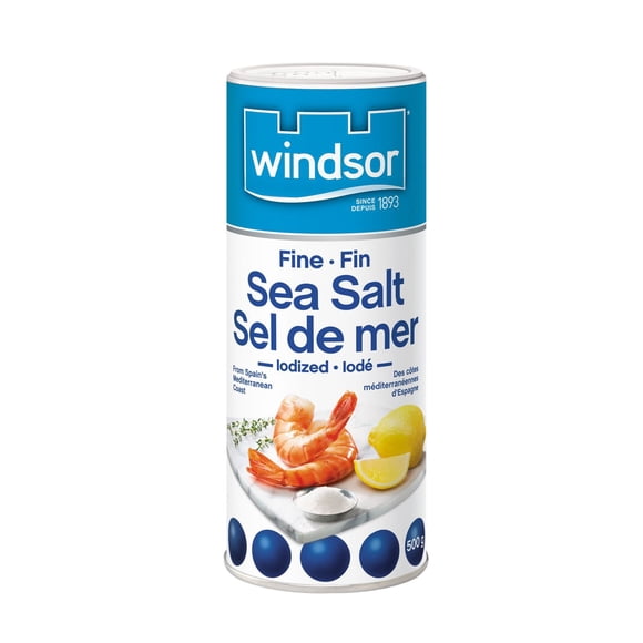 Sel de mer fin iodé Windsor 500g