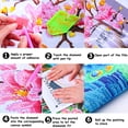 thumbnail image 3 of Crystal Rhinestone DIY Diamond Painting Kit - Canvas Wall Art Decor, ZS299 Design, 30x40cm Size, Complete with Painting & Tool Set, Color as Displayed, Lightweight 131g Package (30*5*3cm), 3 of 7