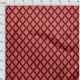 thumbnail image 4 of oneOone Georgette Viscose Pink Fabric Geometric Sewing Material Print Fabric By The Yard 42 Inch Wide, 4 of 5
