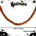 thumbnail image 2 of Style A 78.74In Halloween Tinsel Garland Pet Pumpkin Skull Design For Party Wall Ceiling Decor Scene Setup With Fringe Pull String A, 2 of 4