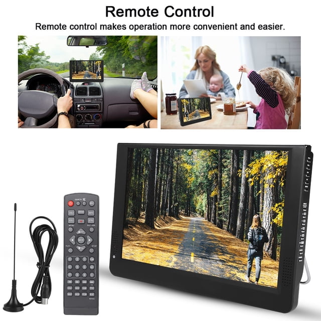 Prise US 110-220 V, Télé Numérique pour Voiture Télé Numérique 1280x800 Résolution Écran Couleur pour Extérieur
