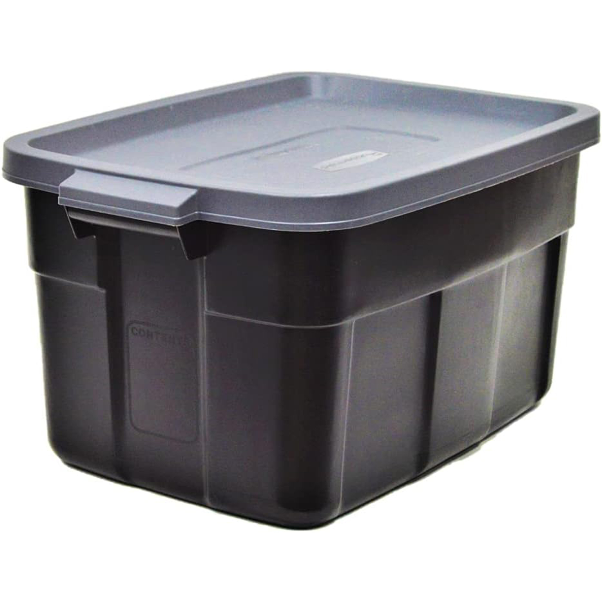 その他 Rubbermaid RoughneckStorage Box, 18 gal Rubbermaid Roughneck Tote 14 Gal Storage Container, Black/Cool