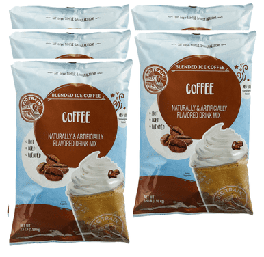 Big Train 3.5 lb. Original Blended Ice Coffee Mix Pack of 5