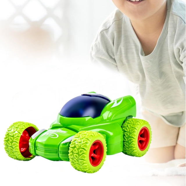 Double-Sided Friction Power Stunt Car - Flip and Shock Resistant Inertial Toy Vehicle, Birthday Gift for Boys and Children Aged 3 and Up, Durable and Fun for All Surfaces