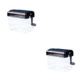 thumbnail image 3 of Youkk High Efficient Manual Shredder For Portable Shredding Large Capacity Manual Paper Shredder black 2Set, 3 of 6