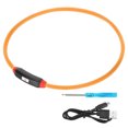 thumbnail image 2 of Light Up Dog Collar, Glowing Pet Collar for Medium Small Dogs LED Dog Collar Glow In The Dark Dog Collar USB Rechargeable LED Collar for Night Walking Lighted Dog Collar Necklace, 2 of 7