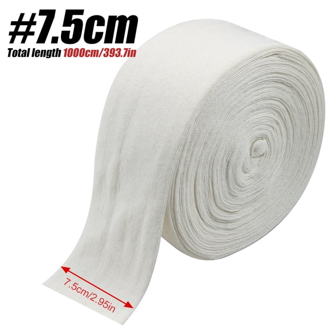 Elasticated Tubular Support Bandage | Stockinette Tubing for Large Arm, Knees, Legs | Light To Moderate Compression Bandage Roll 7.5cm