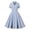 Light Blue, variant on LOVZFMLL Ladies' Summer Casual Short Sleeved Lapel Button Solid Color Dress Light Blue S