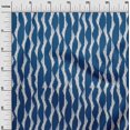 thumbnail image 2 of oneOone Georgette Viscose Fabric Abstract Stripe Ikat Print Sewing Fabric BTY 42 Inch Wide, 2 of 4