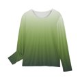 thumbnail image 4 of Miqool Chandails à Manches Longues pour Filles, Chandails Mignons d'Automne, Tenues de Vacances à Col Rond, Hauts Courts Teinture sur Nœuds Confortables pour Enfants 3-13 Ans, 4 of 7