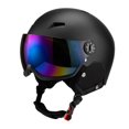 thumbnail image 4 of Almencla Lunettes de Protection pour Casque de Ski pour Adultes Casque de Planche à Roulettes pour Planche à Roulettes Noir P, 4 of 8