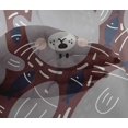 thumbnail image 5 of oneOone Viscose Chiffon Brown Fabric Kawai Sewing Craft Projects Fabric Prints By Yard 42 Inch Wide-RX, 5 of 5