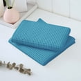 thumbnail image 2 of Kitchen Water Absorbent Lint Dishwashing Cloth Cleaning And Decontamination Scouring Pad Household Household Quick Drying Cleaning Rag 4PC Hand Cleaning Towels Fringe Hand Towels Lattice Towel Glass, 2 of 4