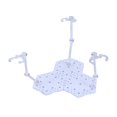 thumbnail image 1 of segolike Solide Figure Présentoir Support de Support pour 1/144 Figurines Modèles Jouets Blanc, 1 of 9