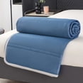thumbnail image 4 of Maplenight Throw Double Bedding Blanket Summer Cooler Blanket Suitable For All Seasons Soft Cover Blanket 60 Inches By 79 Inches Navy, 4 of 6