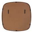 thumbnail image 4 of Kate and Laurel Prema Soft Round Square Modern Wall Mirror, Walnut Brown, 26 x 26, Framed Rounded Square Mango Wood Mirror for Minimal Home Decor, 4 of 9