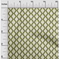 thumbnail image 2 of oneOone Polyester Spandex Light Green Fabric Asian Block Print Geometric Sewing Craft Projects Fabric Prints By Yard 56 Inch Wide, 2 of 4
