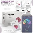 thumbnail image 4 of RDX Yoga Block Set, Non-Slip High-Density Eva Foam Brick for Pilates Flexibility Body Balance, Easy Grip Surface for Stability Strength Training Deepen Poses Exercise Office Home Gym, 23x15x9.8CM, 4 of 5