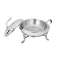 thumbnail image 1 of Luzkey Stainless Steel Chafing Dish Household Alcohol Stoves for Backpacking Camping, 1 of 8