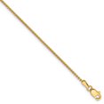 thumbnail image 1 of 14K Yellow Gold 1.2mm Diamond Cut Spiga Chain, 1 of 4