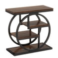 thumbnail image 4 of Fnova 4-Tier End Table, Modern Side Table with Metal Frame, Small Accent Table Nightstand with Open Shelves, Easy Assembly, for Living Room, Bedroom, Entryway, Small Space, 4 of 9