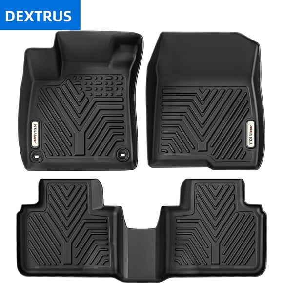 DEXTRUS 3D Car Floor Mats for 2018-2022 Honda Accord Sedan All Weather TPE Rubber Liners, Easy to Clean, Waterproof, Protection from Snow, Mud and Oil for Cars, Black